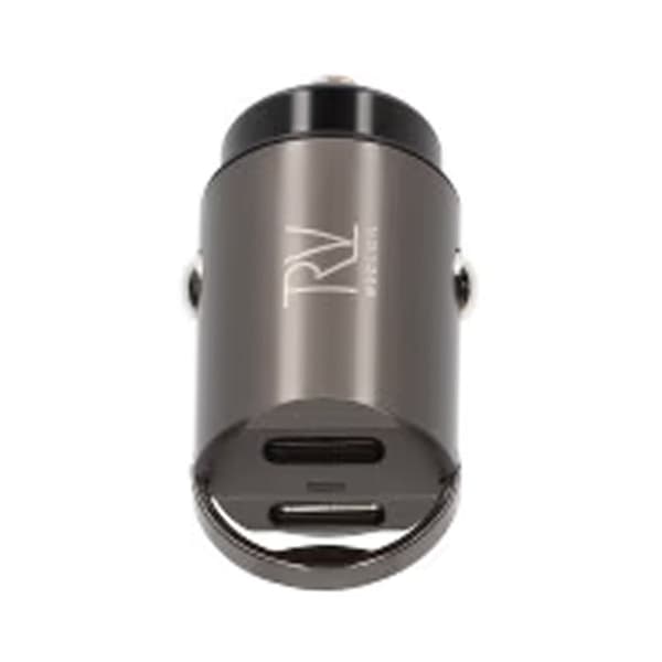 Rvelon 35W Dubbel USB C PD3.0 Billaddare