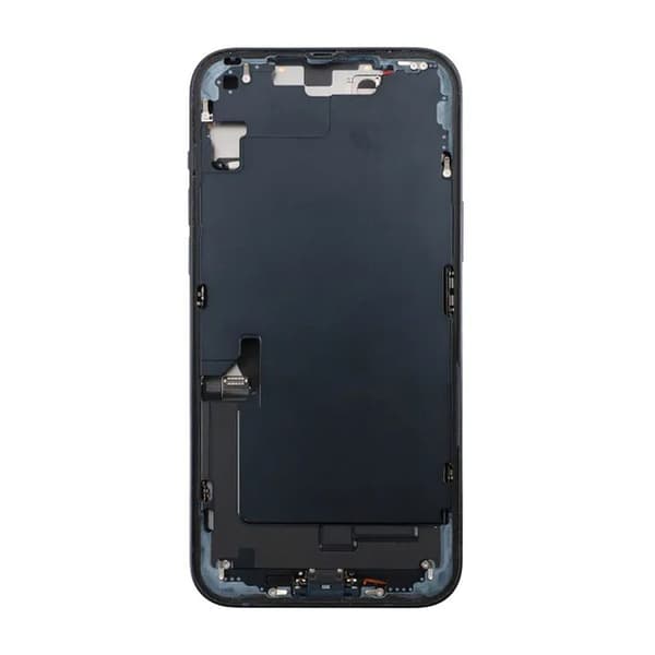 iPhone 14 Plus Baksida med Komplett Ram - Svart Svart
