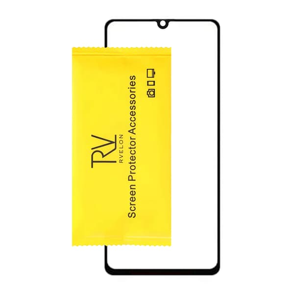 Screen Protector Samsung Galaxy A22 4G - 3D Tempered Glass Black Svart