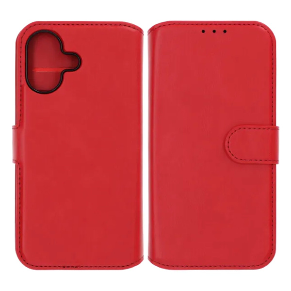 RV Magnetic Wallet Case iPhone 17 Red Röd