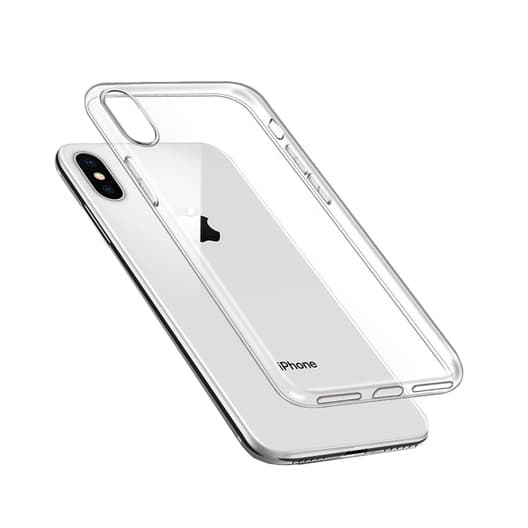 TPU Skal iPhone X/XS - Transparent Transparent