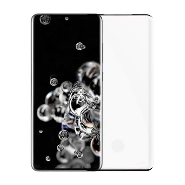 Screen protector and camera protection Samsung Galaxy S20 Ultra 5G - 3D Tempered Glass - bulk Transparent
