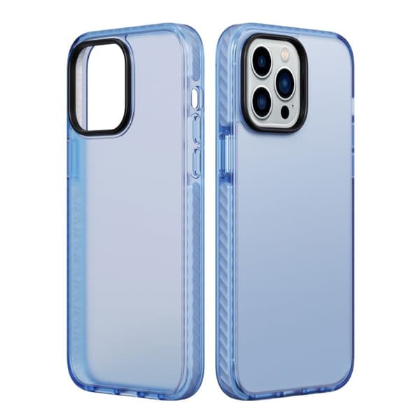 iPhone 15 Pro Shockproof TPU Phone Case - Blue Blå