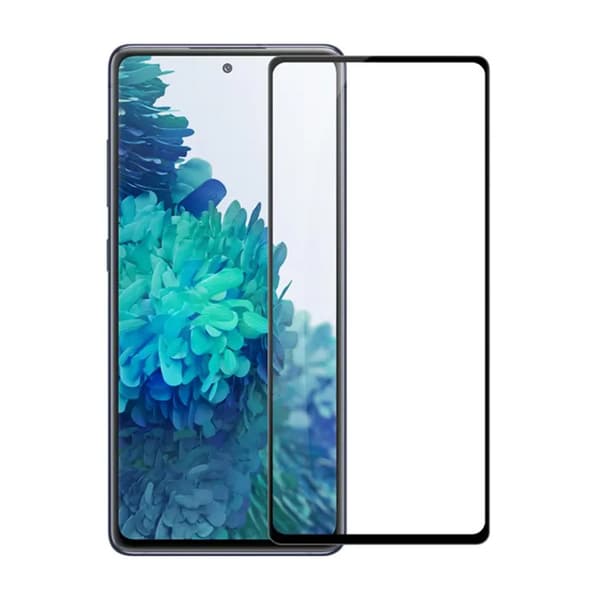Screen Protector Galaxy S20 FE - 3D Tempered Glass Black - bulk Svart