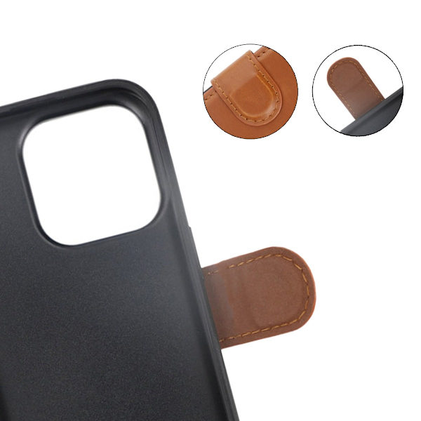 RV Wallet Case iPhone 15 Pro Max Brown