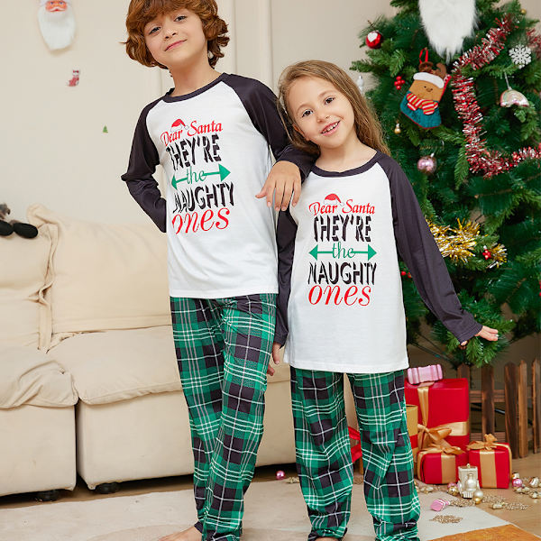 Perheen Yhteensopivat Joulupyjamat Aikuisille Lapsille Vauvoille Jouluiset Yöasut Pyjamat Pjs Set Kids 1-2Years