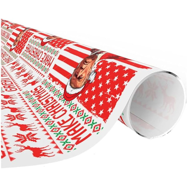 Inslagningspapper Julpapper President Presentpapper för Jul Red