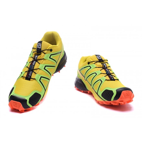 SALOMON Herr Speedcross 4 Löparskor Sneakers Fluorescent Orange Yellow 42