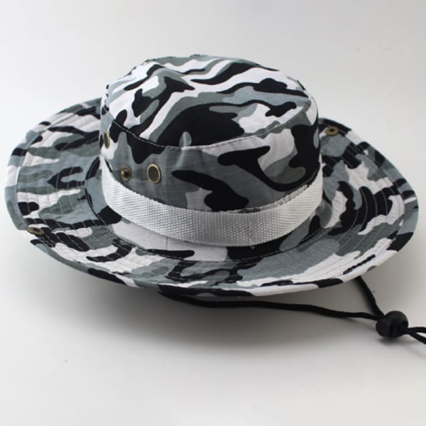 Utomhus hatt med bred brätte Suncreen Justerbar Strap Beach Casual #24