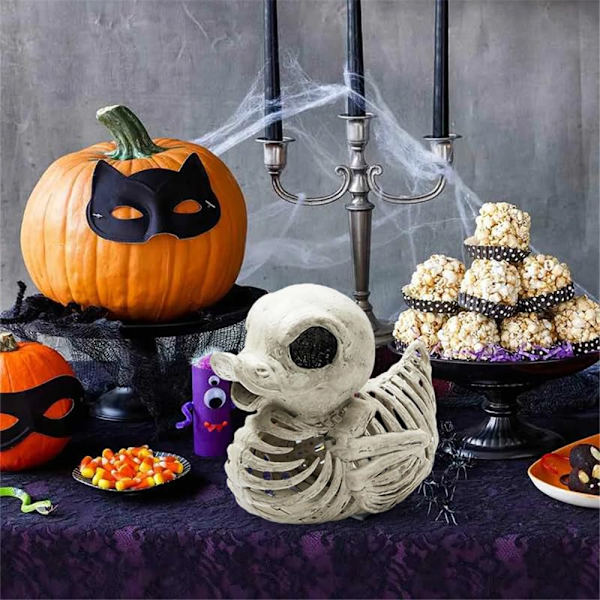 Halloween Muovinen Luuranko Ankka Pelottavat Juhlaeläimet Luu Pelottava Kotijuhlakoriste