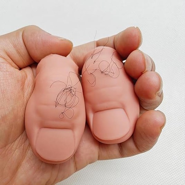 Hauskat isot varpaat -kenkäkoristeet karvoilla Crocseihin, Söpöt hilpeät realistiset varvaskoristeet 3D-stereoskooppiset varvas Crocs -tarvikkeet aikuisille lapsille G 3PCS