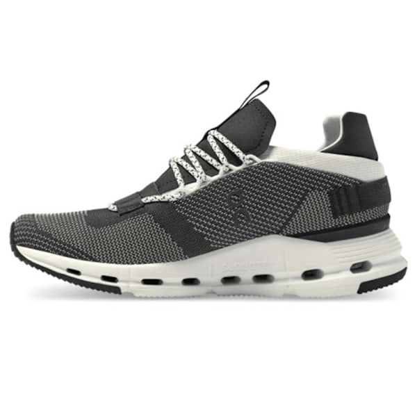 ON CLOUD 5 Herre Dame Komfortable Allround Slidstærke Skridsikre Stødabsorberende Letvægts Åndbare Stødabsorberende Lavtop Sneakers Casual Løbesko Grey White 43