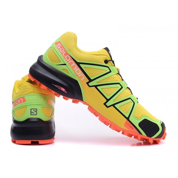 SALOMON Herr Speedcross 4 Löparskor Sneakers Fluorescent Orange Yellow 45