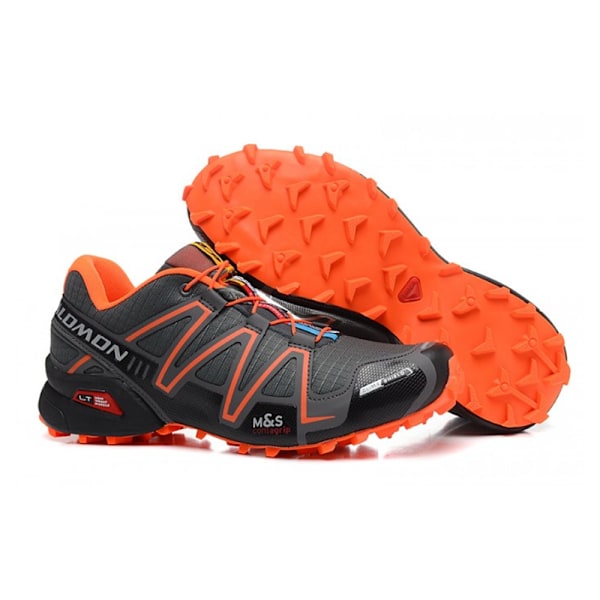 Salomon Speedcross 3 Löparskor Sneakers Grey Orange 45