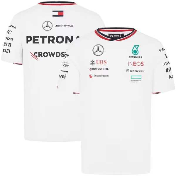 2024 F1 Officiellt Team Racing T-shirt Herr Formel 1 Toppar White S