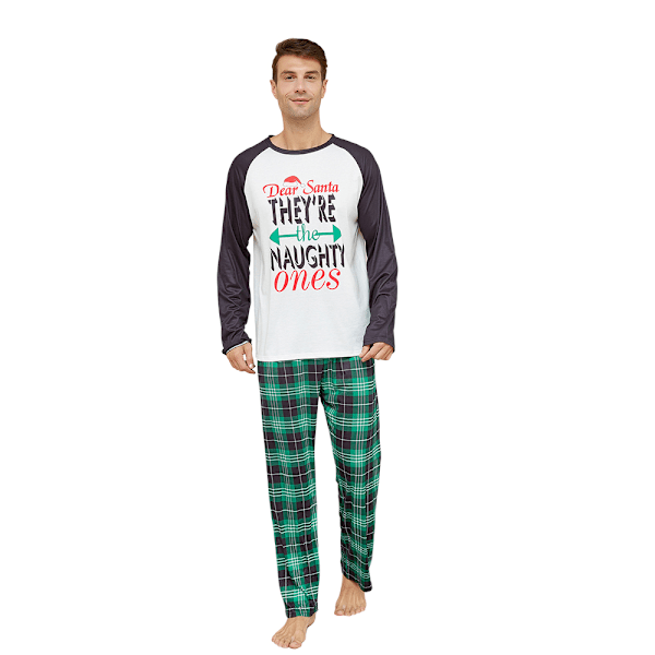 Perheen Yhteensopivat Joulupyjamat Aikuisille Lapsille Vauvoille Jouluiset Yöasut Pyjamat Pjs Set Men M