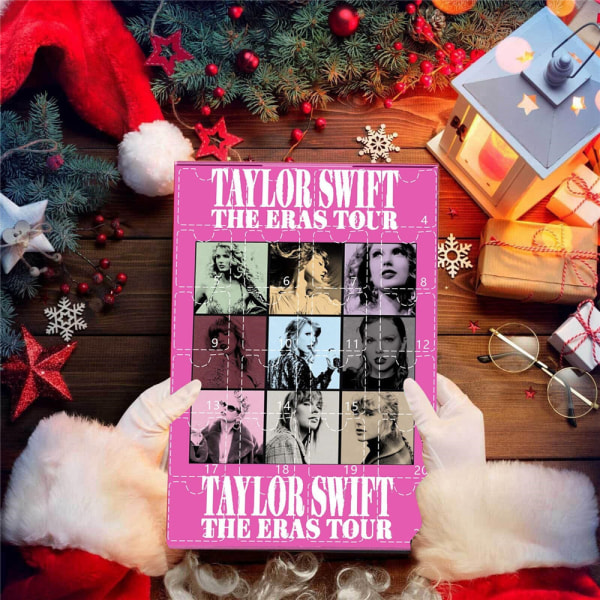 24 dagars juladventskalendergåva Taylor nyckelringdekor