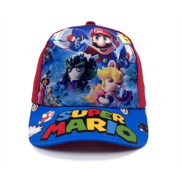 Barn Pojkar Flickor Anime Cartoon Baseball Cap Justerbar Solhatt för sommarsporter B Red