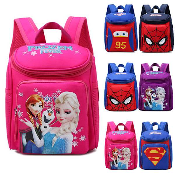 Frozen Ryggsäck för Barn Skolväska Spel Bokväska Rucksack A