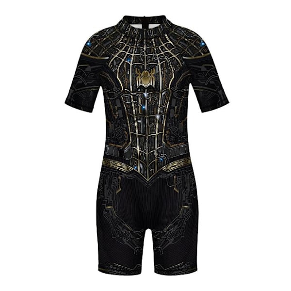 Barn Pojkar Superhjälte Baddräkt Hel Baddräkt Sommar Surfing Baddräkt A XL