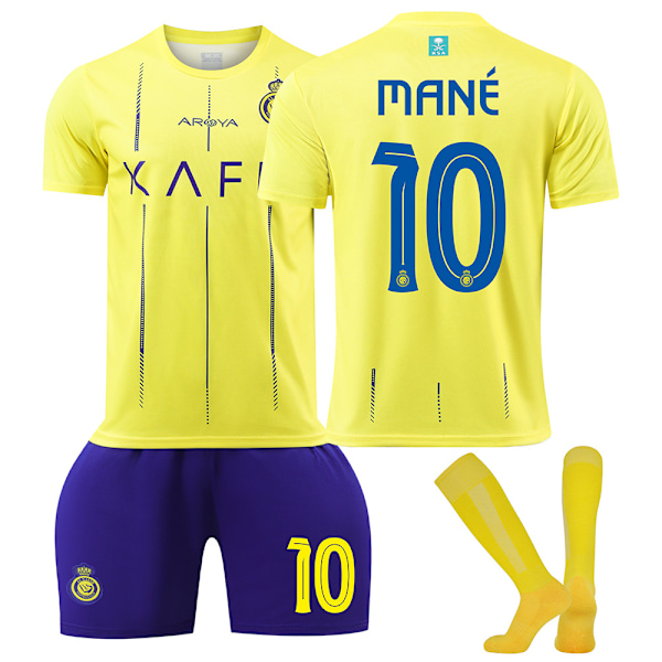 23-24 Riyadh Tröja Barn Fotbollströja Kit #10 MRNE Fotbollsdräkter 20