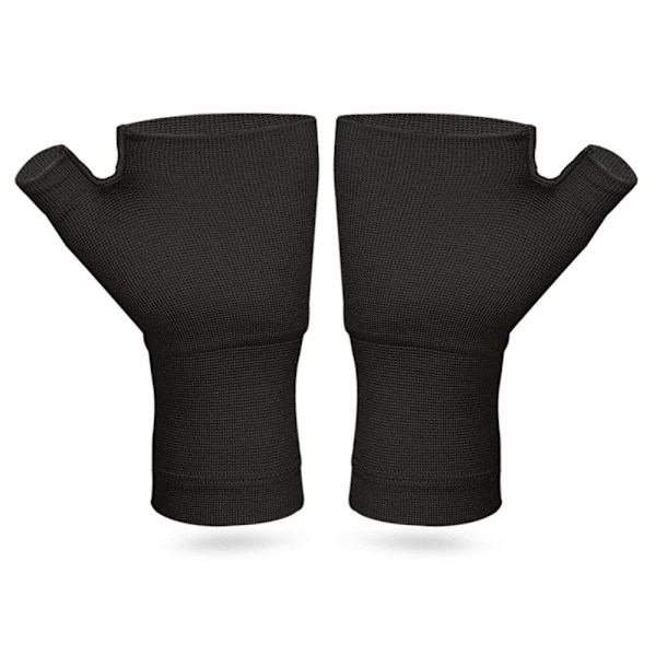 Handledsstöd Tumme Handskar Tumartrit Handskar Tumartrit Handledsstöd För Tumme Handledssmärta Lindring Sport Smärtlindring - 1 Par Black S