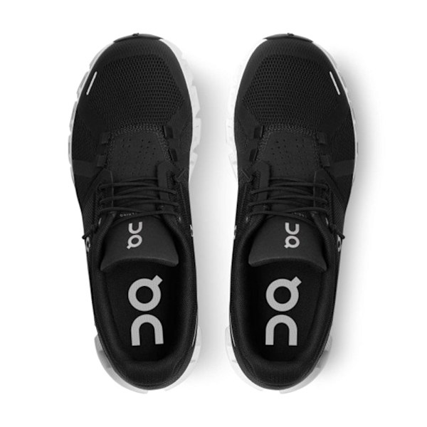 ON CLOUD 5 Herr & Dam  On-skor Cloud X Andningsbara Vattentäta Sneakers Lätta Löparskor Black White 36