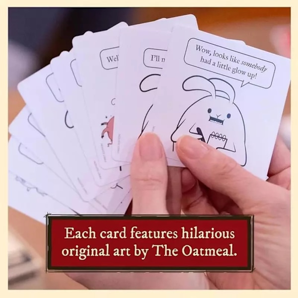 Exploding Kittens Horrible Therapist Kortspil Sjov Familie Voksne & Alder 17+ Kortspil for 3-8 Spillere, - Festspil & Familie Spilaften