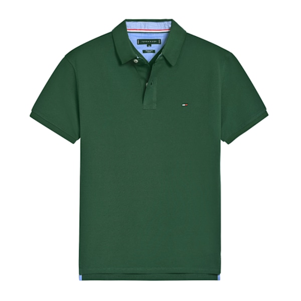 Tommy Hilfiger Herre 1985 Regular Fit Polo Shirt Green 2XL