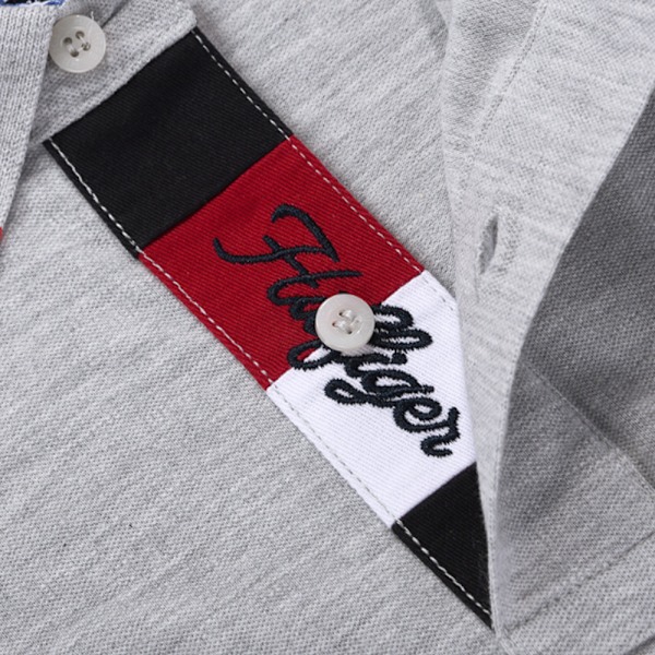 Tommy Hilfiger Miesten Slim Polo -paita Grey L