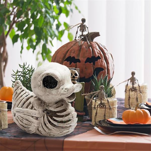 Halloween Muovinen Luuranko Ankka Pelottavat Juhlaeläimet Luu Pelottava Kotijuhlakoriste