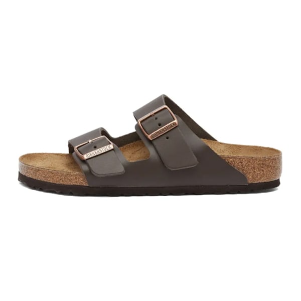 Birkenstock Arizona Mjuka Fotbäddssandaler Unisex Halkskydd Avslappnade Skor Brown 42