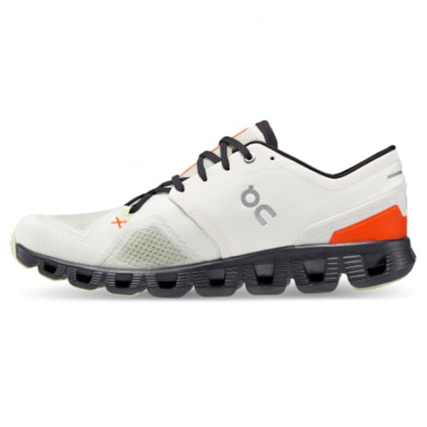 ON CLOUD 5 Miesten Naisten On Tennarit Cloud X Hengittävät Lenkkarit Ulkoilu Kevyet Juoksukengät White Orange 38.5
