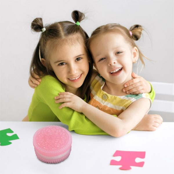 Rosa Kak-Squishy, Taba Squishy, Rosa Squishy, Keks Stressavlastande Leksak, Fidget Leksaker för Ångest & Avkoppling | Perfekt Skrivbordstillbehör för Vuxna Purple