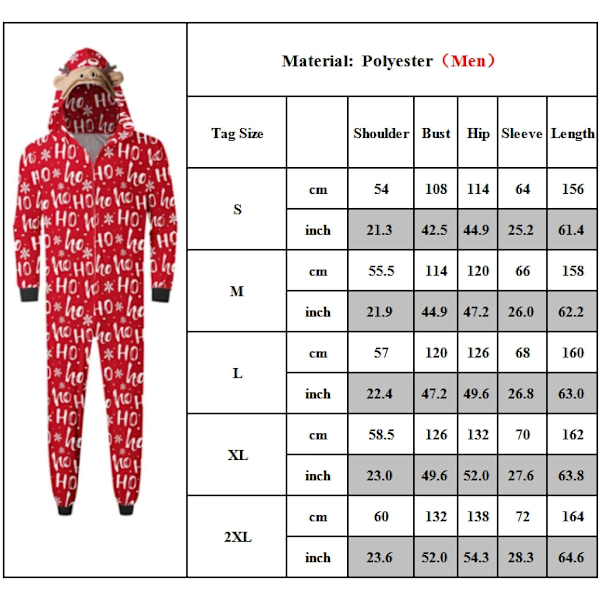 Julmatchande Familjepjys Set med Santa-Tryckta Jumpsuits, Sömnkläder, Semester-Pjs för Vuxen/Barn/Baby Men-Green M