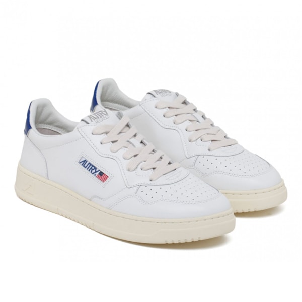 AUTRY 01 LÅG LÄDER SNEAKER Blue 43