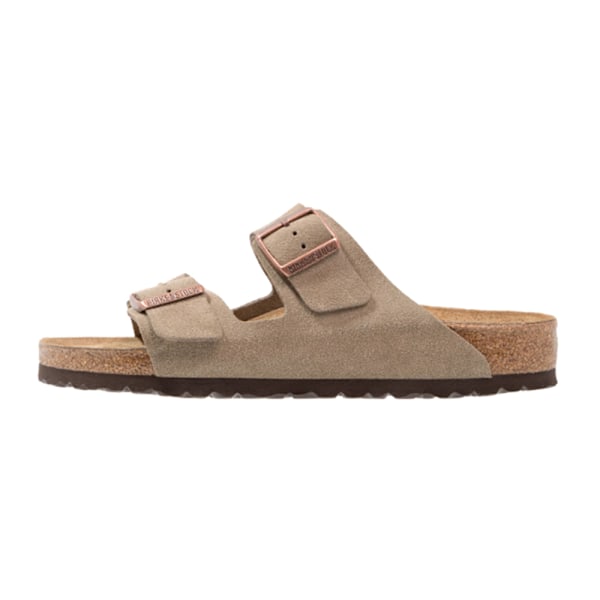 Birkenstock Arizona Mjuka Mockaskinn Fotbäddssandaler Unisex Halkskydd Avslappnade Skor Sand Color 44