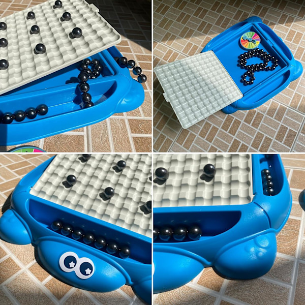 Uppgraderad Magnetisk Schackspelset, med Magnetiskt Spelbräde med 40 Magneter, Strategispel, Familjespel, Partyspel, för Barn och Vuxna 40PCS
