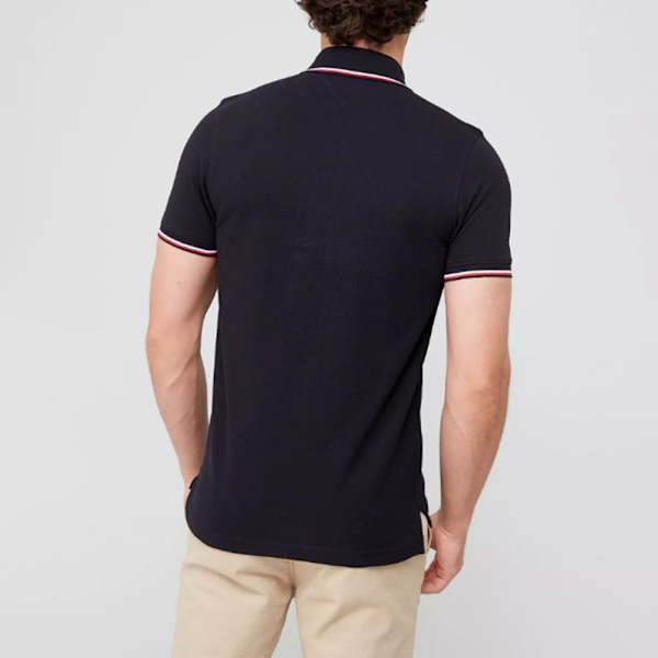Tommy Hilfiger Miesten Slim Polo -paita Black S