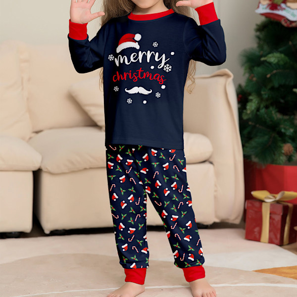 Julpyjamas för Familjen - Matchande Pyjamas med Tomteluva Tryck för Vuxna, Barn och Spädbarn - Nattkläder Kids 13-14Years
