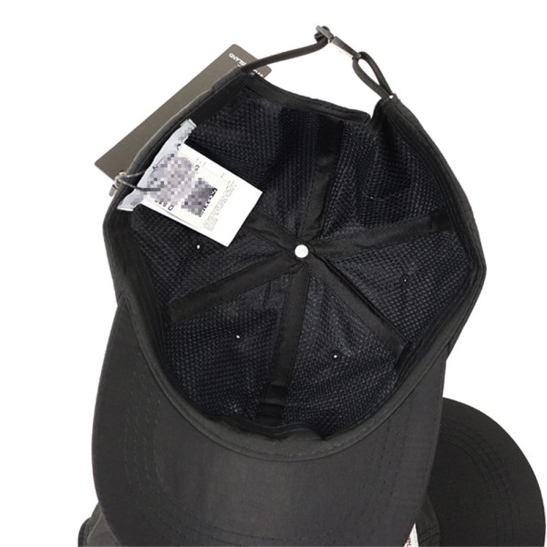 Forårshat Hurtigtørrende Solhat Fiske Snapback Cap Kvinder Mænd Solbeskyttelse Black