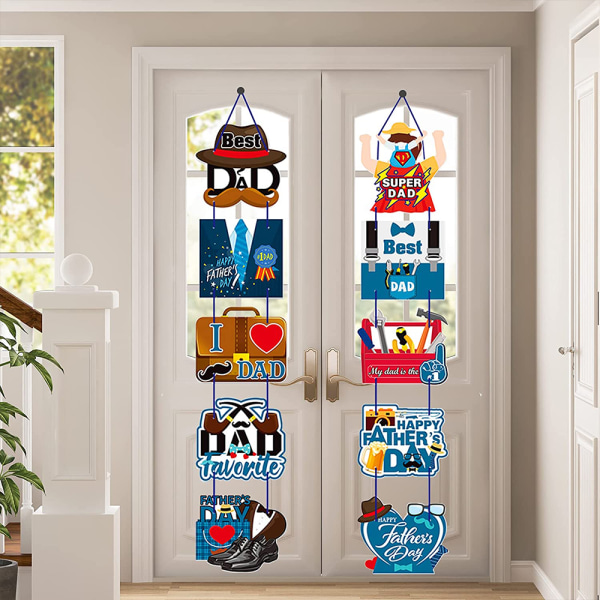 Glad fars dag levererar dörrskyltar hängande prydnadsföremål för kontorshusfestdekor