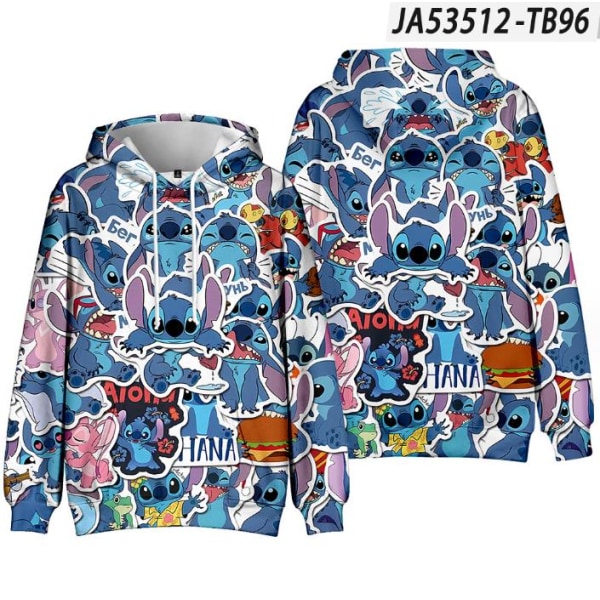 Boy Girl Streetwear Barn 3d Huvtröjor Casual Stitch Pullover B 140cm