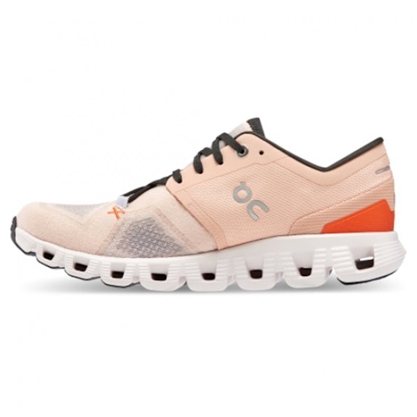 ON CLOUD 5 Miesten Naisten On Tennarit Cloud X Hengittävät Lenkkarit Ulkoilu Kevyet Juoksukengät Orange Pink 38