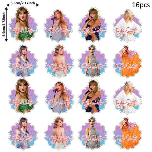Taylors Swiftie Music Fan Birthday Party Supplies Banner Toppers Ballonger