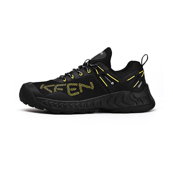 Keen NXIS EVO Vanntett Sko Herre Løpesko Treningssko Tursko Black Yellow 39
