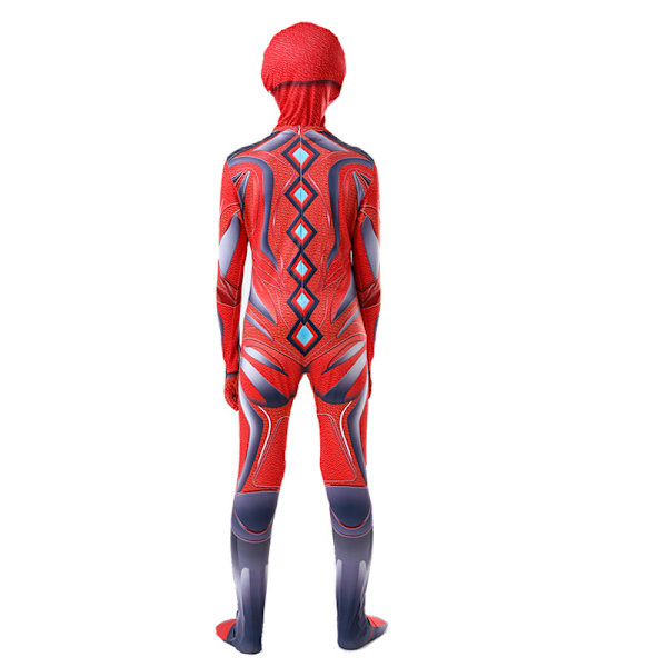 Barn Power Rangers Cosplay Jumpsuit Party Fancy Kostym Scenföreställning Klä Upp Red 140cm
