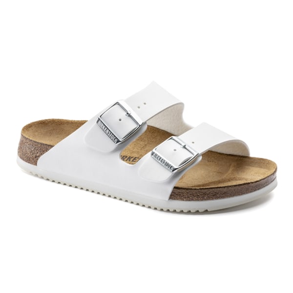 Birkenstock Arizona Mjuka Fotbäddssandaler Unisex Halkskydd Avslappnade Skor White 45
