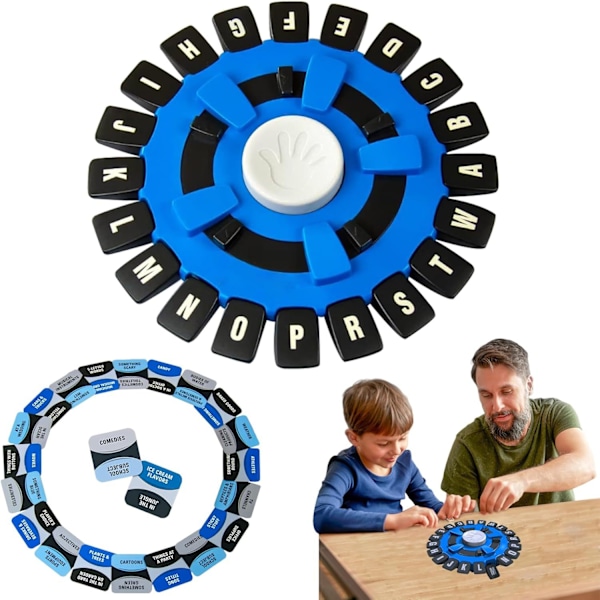 Tapple Ordspel av USAopoly, Snabbt Tempo Familjespel, 2 - 8 Spelare Ålder 8+ Lärande Spel Perfekt för Alla Åldrar Blue