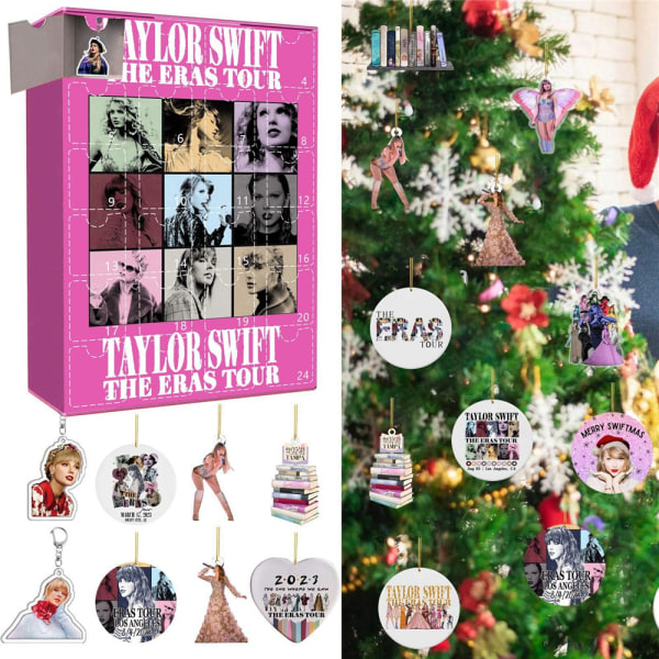 24 dagars juladventskalendergåva Taylor nyckelringdekor